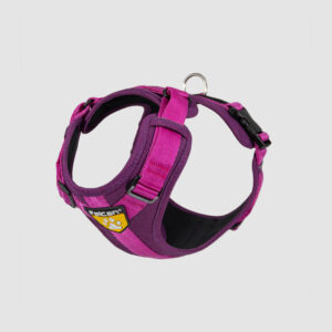 arnés para perro color barney fucsia