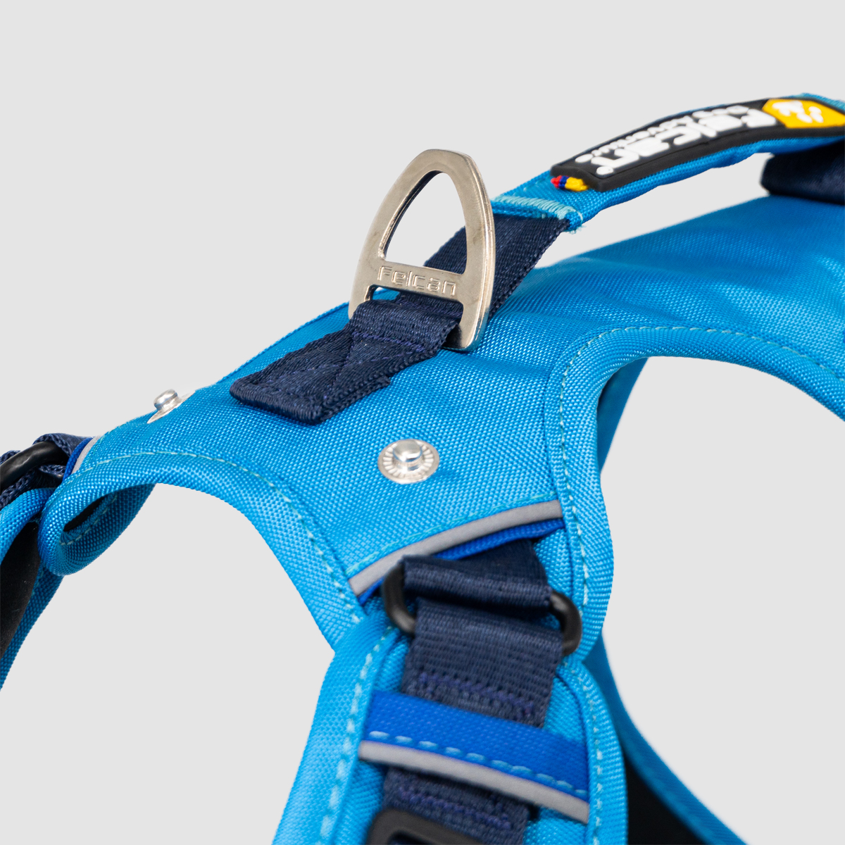 arnés super aventurero azul