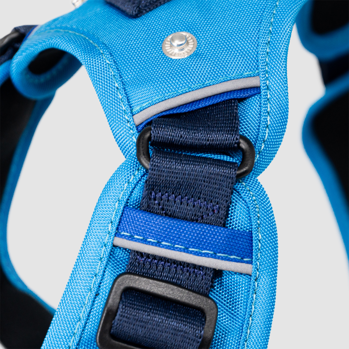 arnés super aventurero azul