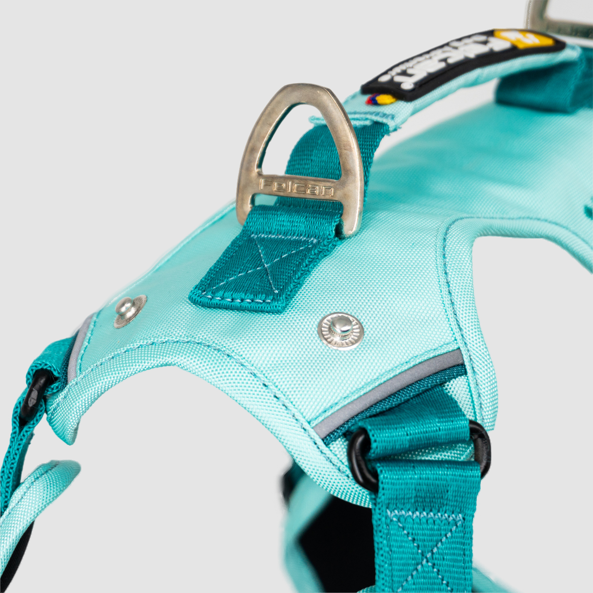 arnés-super-aventurero-menta+verde-jade